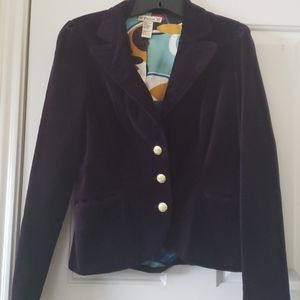 Forever 21 velvet purple jacket